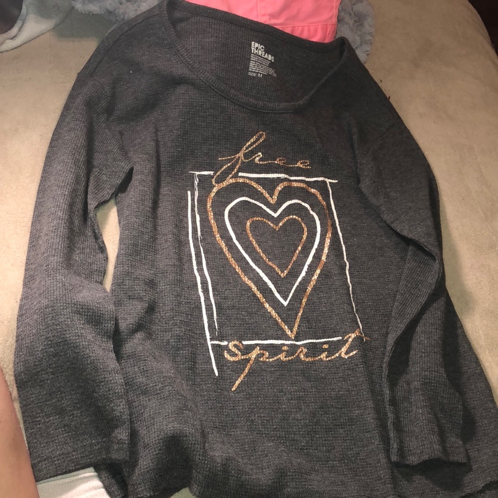 Long sleeve girls t shirt
